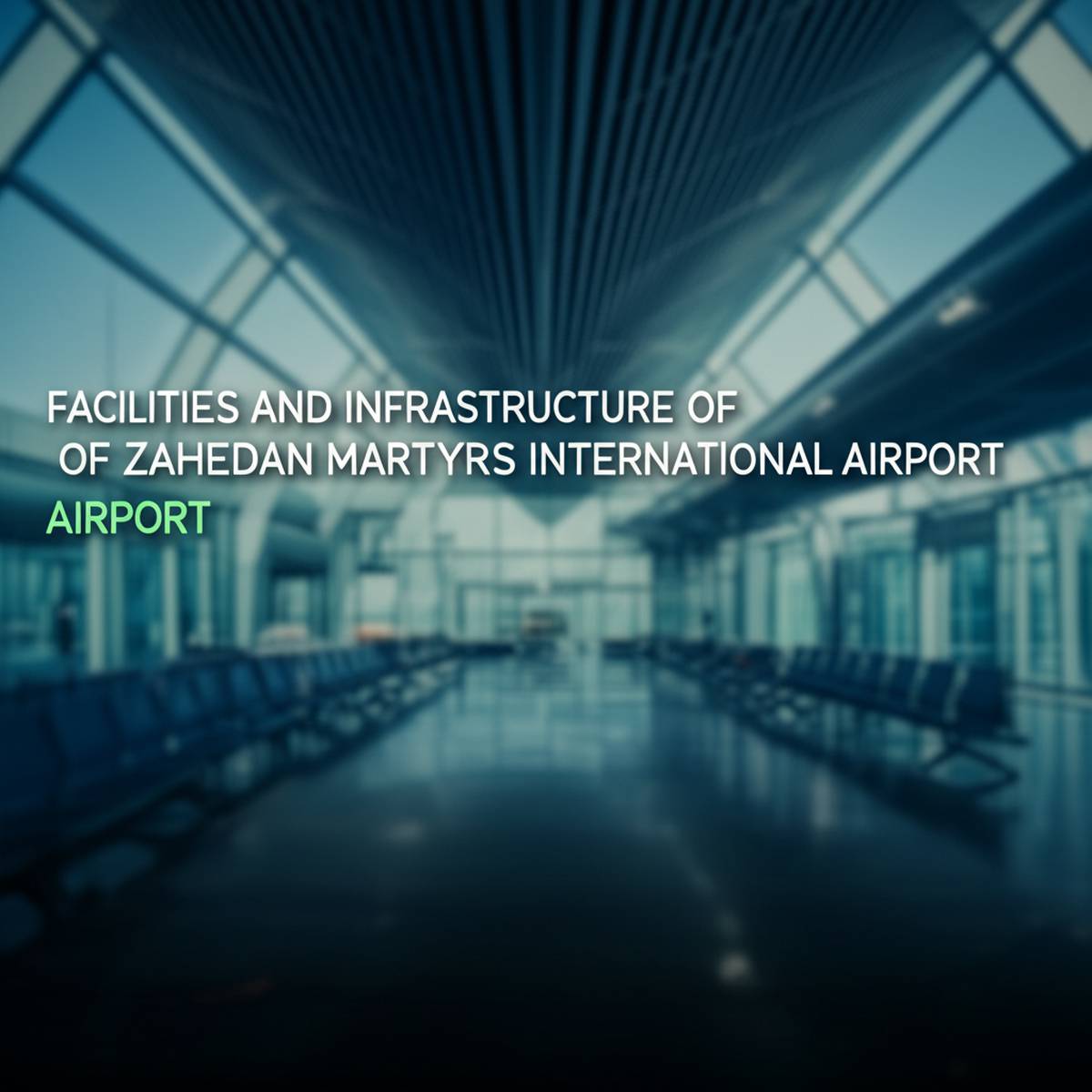 امکانات و زیرساخت های فرودگاه بین المللی شهدای زاهدان