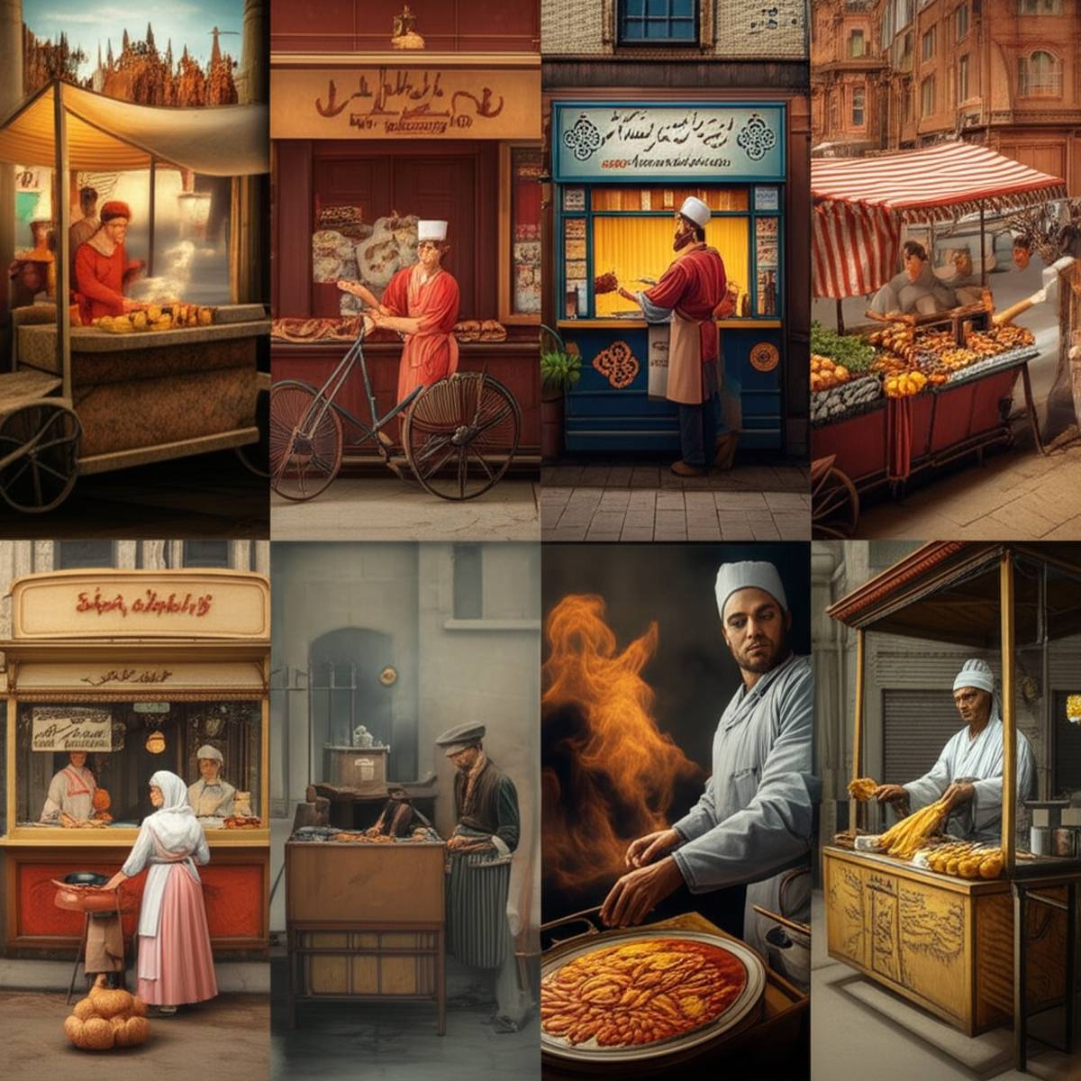 آشنایی با تاریخچه خیابان های غذا