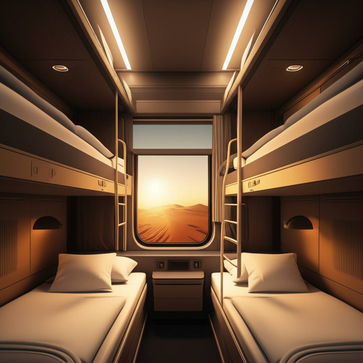 امکانات قطار شش تخته کویر