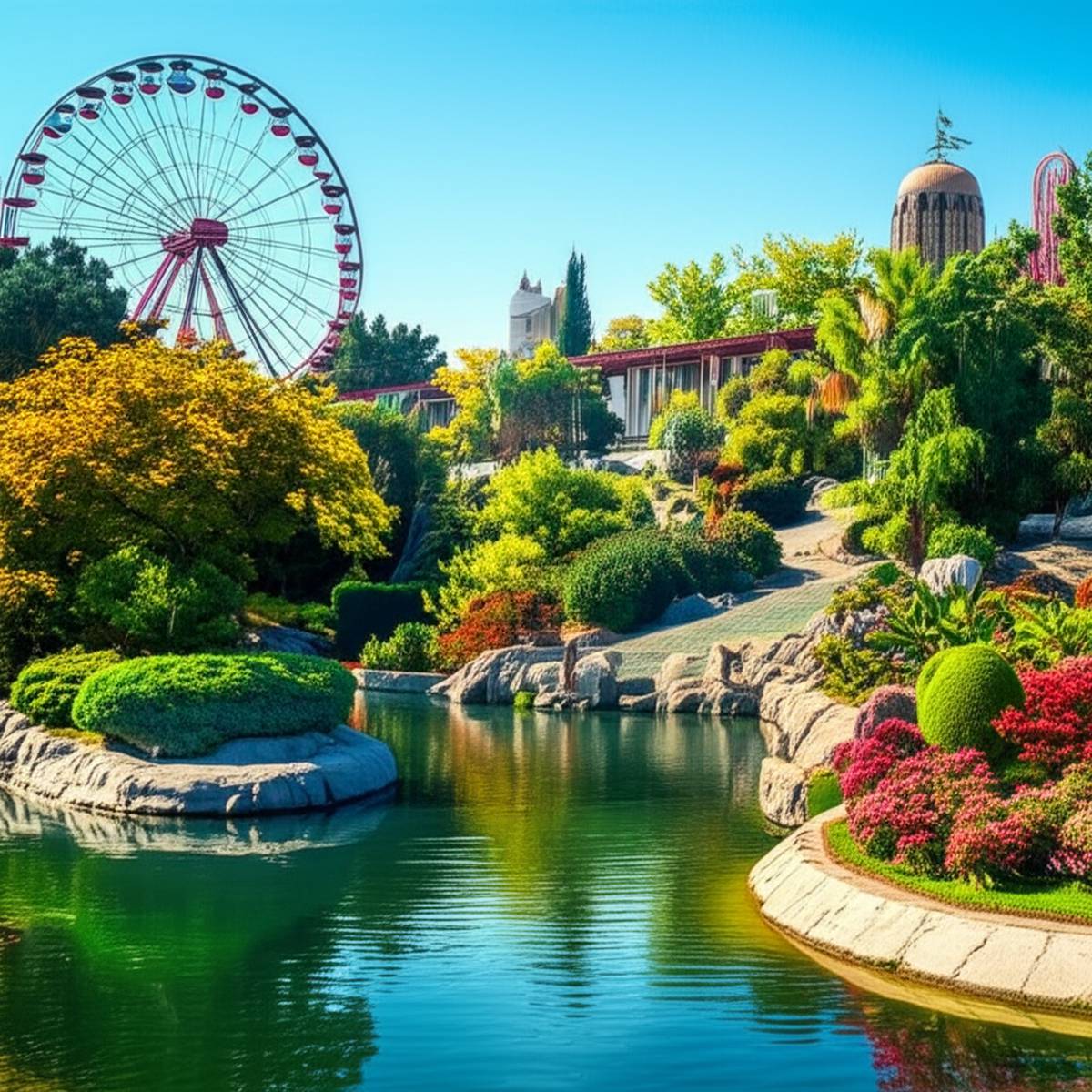 آشنایی با بخش های مختلف پارک ارم