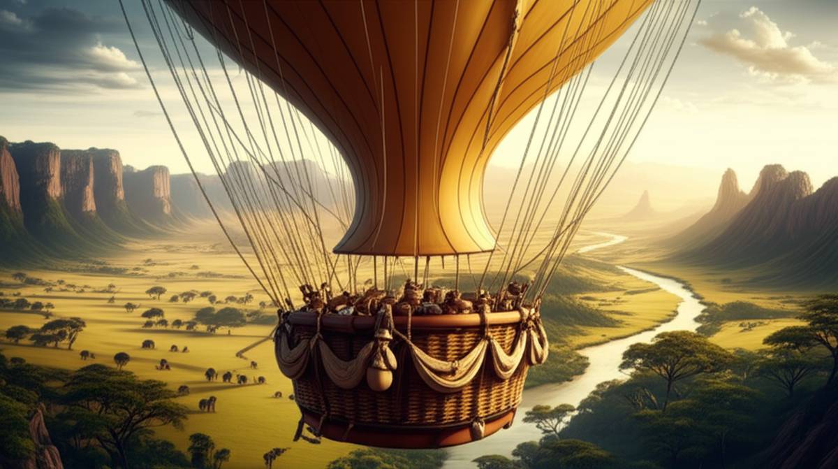 خلاصه کامل کتاب پنج هفته در بالن (ژول ورن)