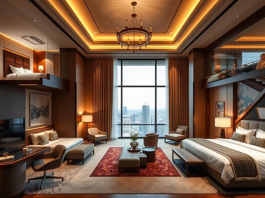 معرفی انواع اتاق هتل اسپیناس پالاس تهران | بررسی کامل امکانات