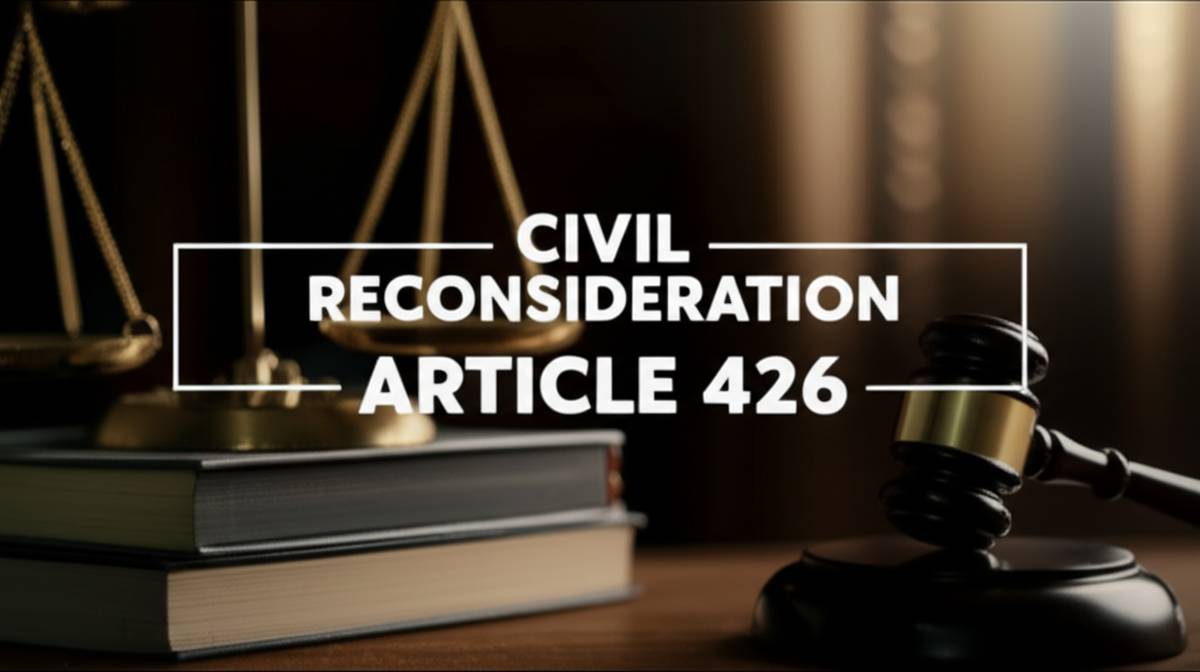 اعاده دادرسی مدنی 426: تفسیر کامل و نکات عملی ماده 426 آ.د.م